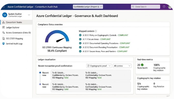 Consortium audit hub dashboard
